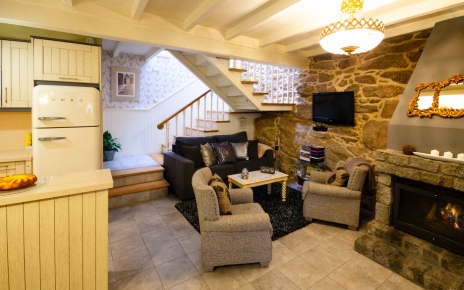 Elegant and cozy living space